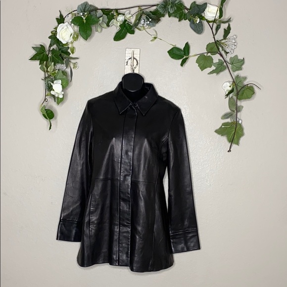 Banana Republic | Leather Trench W/M - Picture 3 of 7